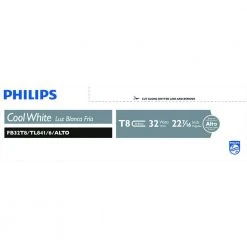 32-Watt ALTO Linear U-Bent T8 Fluorescent Tube Light Bulb, Cool White (4100K) (1-Bulb) by Philips 8 32-Watt ALTO Linear U-Bent T8 Fluorescent Tube Light Bulb, Cool White (4100K) (1-Bulb) by Philips -Philips Lighting Shop philips fluorescent tube lights 562942 4f 1000