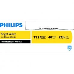 40-Watt 4 ft. Linear T12 U-Bend Fluorescent Tube Light Bulb Bright White (3500K) (1-Bulb) by Philips 8 40-Watt 4 ft. Linear T12 U-Bend Fluorescent Tube Light Bulb Bright White (3500K) (1-Bulb) by Philips -Philips Lighting Shop philips fluorescent tube lights 562966 1f 1000