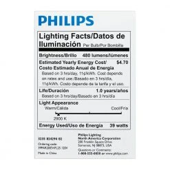 39-Watt Equivalent Halogen PAR20 Dimmable Floodlight Bulb by Philips -Philips Lighting Shop philips halogen bulbs 419861 1f 1000