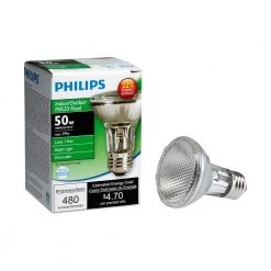 39-Watt Equivalent Halogen PAR20 Dimmable Floodlight Bulb by Philips -Philips Lighting Shop philips halogen bulbs 419861 c3 1000