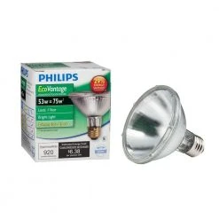 53-Watt Equivalent Halogen PAR30S Dimmable Spotlight Bulb by Philips
