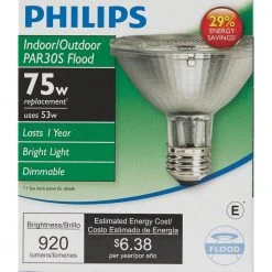 53-Watt Equivalent Halogen PAR30S Dimmable Floodlight Bulb by Philips -Philips Lighting Shop philips halogen bulbs 421438 4f 1000