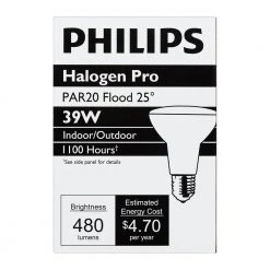 39-Watt Halogen PAR20 Soft White (2,900K) Floodlight Bulb by Philips -Philips Lighting Shop philips halogen bulbs 425207 4f 1000