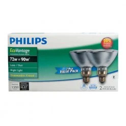72-Watt PAR38 Dimmable Indoor/Outdoor Halogen Flood Light Bulb (2-Pack) by Philips -Philips Lighting Shop philips halogen bulbs 429373 c3 1000