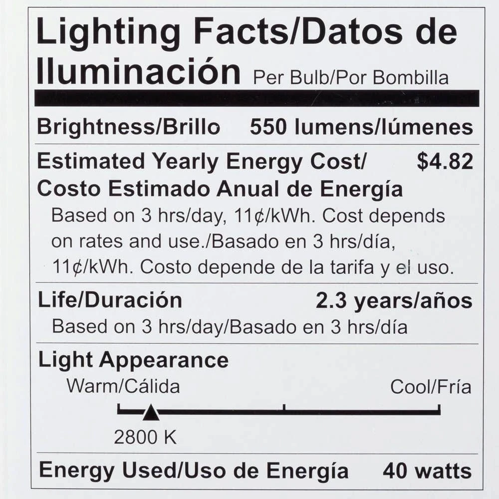 60-Watt Equivalent G25 Halogen Clear Decorative Globe Light Bulb (3-Pack) by Philips 5 60-Watt Equivalent G25 Halogen Clear Decorative Globe Light Bulb (3-Pack) by Philips - Image 3