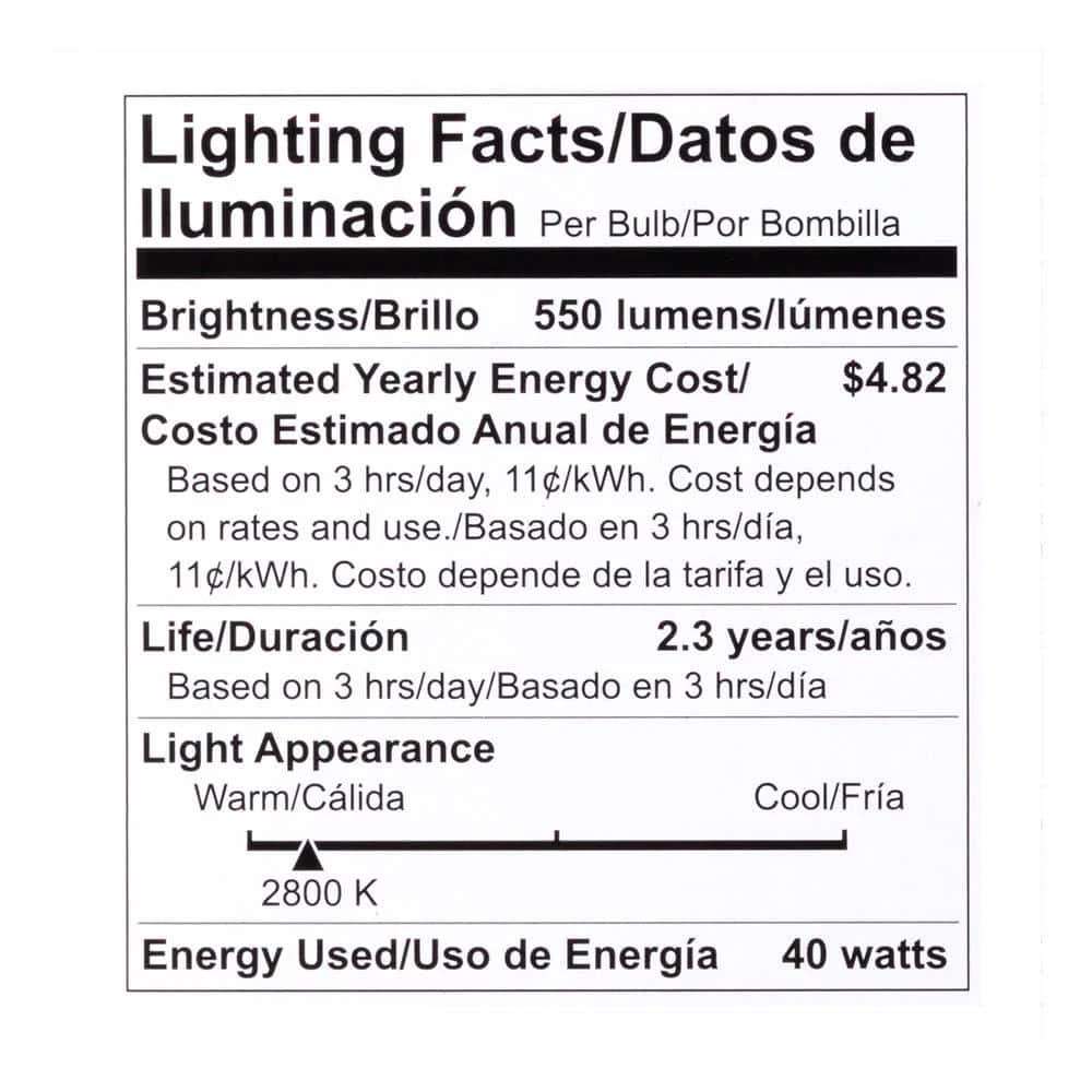 60-Watt Equivalent G25 Halogen Clear Decorative Globe Light Bulb (3-Pack) by Philips 9 60-Watt Equivalent G25 Halogen Clear Decorative Globe Light Bulb (3-Pack) by Philips - Image 7