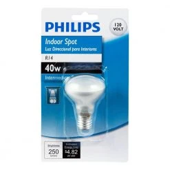 40-Watt R14 Incandescent Intermediate Base Light Bulb Soft White (2700K) by Philips -Philips Lighting Shop philips incandescent light bulbs 415398 c3 1000