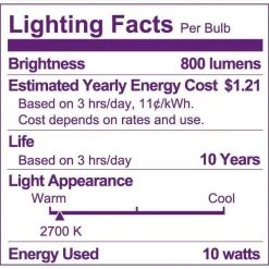 60-Watt Equivalent A19 Non-Dimmable Energy Saving LED Light Bulb Soft White (2700K) (16-Pack) by Philips -Philips Lighting Shop philips led light bulbs 461129 44 1000