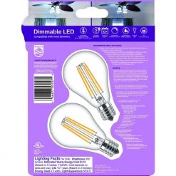 40W Equivalent Daylight A15 Dimmable LED Light Bulb (2-Pack) by Philips -Philips Lighting Shop philips led light bulbs 535575 1f 1000