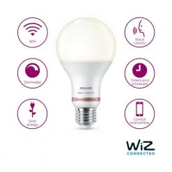 Soft White A21 LED 100W Equivalent Dimmable Smart Wi-Fi Wiz Connected Light Bulb (4-Pack) by Philips -Philips Lighting Shop philips led light bulbs 562371 1f 1000 1