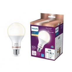 Color and Tunable White A21 LED 100-Watt Equivalent Dimmable Smart Wi-Fi Wiz Connected Wireless LED Light Bulb (2-Pack) by Philips -Philips Lighting Shop philips led light bulbs 562371 c3 1000 2