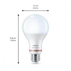 Daylight A21 LED 100W Equivalent Dimmable Smart Wi-Fi Wiz Connected Wireless LED Light Bulb by Philips -Philips Lighting Shop philips led light bulbs 562389 4f 1000