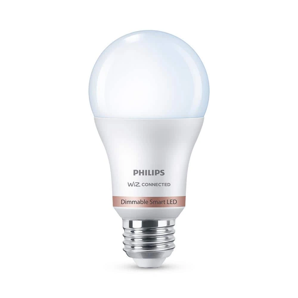 Daylight A19 LED 60W Equivalent Dimmable WiZ Connected Smart Light Bulb by Philips 3 Daylight A19 LED 60W Equivalent Dimmable WiZ Connected Smart Light Bulb by Philips