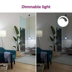 Daylight A19 LED 60W Equivalent Dimmable WiZ Connected Smart Light Bulb by Philips 19 Daylight A19 LED 60W Equivalent Dimmable WiZ Connected Smart Light Bulb by Philips -Philips Lighting Shop philips led light bulbs 562587 76 1000