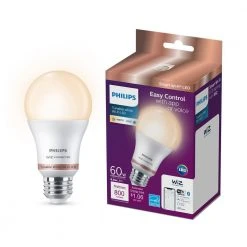 Tunable White A19 LED 60W Equivalent Dimmable Wiz Connected Smart Wi-Fi Light Bulb by Philips -Philips Lighting Shop philips led light bulbs 562694 c3 1000