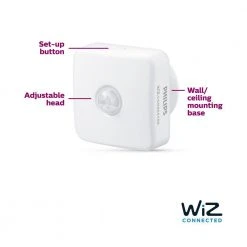 Color and Tunable White LED 60W Equivalent Dimmable Wiz Connected Smart Wi-Fi Light Bulb with Motion Sensor by Philips -Philips Lighting Shop philips led light bulbs 562702 fa 1000 4