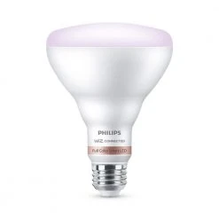 Color and Tunable White BR30 LED 65-Watt Equivalent Dimmable Smart Wi-Fi Wiz Connected Wireless Light Bulb by Philips