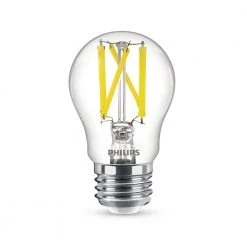 40-Watt Equivalent A15 Ultra Definition Dimmable Clear Glass E26 LED Light Bulb Daylight 5000K (2-Pack) by Philips