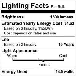 100-Watt Equivalent A19 Non-Dimmable E26 LED Light Bulb Daylight 5000K (4-Pack) by Philips -Philips Lighting Shop philips led light bulbs 565416 44 1000