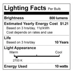 60-Watt Equivalent A19 Non-Dimmable E26 LED Light Bulb Soft White 2700K (4-Pack) by Philips -Philips Lighting Shop philips led light bulbs 565457 44 1000