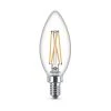 40-Watt Equivalent B11 Clear Glass Non-Dimmable E12 LED Light Bulb Soft White 2700K (3-Pack) by Philips -Philips Lighting Shop philips led light bulbs 567461 64 1000