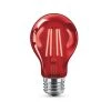 40-Watt Equivalent A19 Non-Dimmable E26 LED Light Bulb Red (1-Pack) by Philips