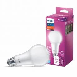 40-Watt/60-Watt/100-Watt Equivalent 3-Way A21 E26 LED Light Bulb Soft White 2700K (1-Pack) by Philips -Philips Lighting Shop philips led light bulbs 571513 c3 1000