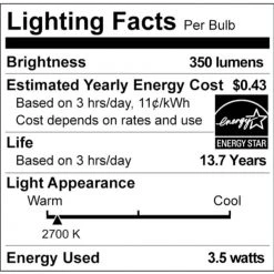 40-Watt Equivalent Ultra Definition G16.5 Clear Glass Dimmable E26 LED Light Bulb Soft White Warm Glow 2700K (2-Pack) by Philips 18 40-Watt Equivalent Ultra Definition G16.5 Clear Glass Dimmable E26 LED Light Bulb Soft White Warm Glow 2700K (2-Pack) by Philips -Philips Lighting Shop philips led light bulbs 573295 44 1000