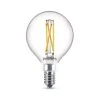 40-Watt Equivalent Ultra Definition G16.5 Clear Glass Dimmable E12 LED Light Bulb Soft White Warm Glow 2700K (2-Pack) by Philips -Philips Lighting Shop philips led light bulbs 573303 64 1000
