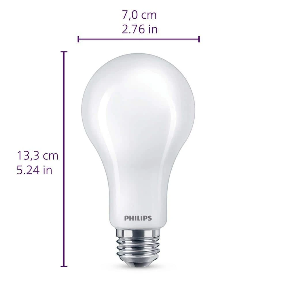75-Watt Equivalent A21 Ultra Definition Dimmable E26 LED Light Bulb Daylight 5000K (2-Pack) by Philips 10 75-Watt Equivalent A21 Ultra Definition Dimmable E26 LED Light Bulb Daylight 5000K (2-Pack) by Philips - Image 8