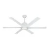 Titan II Wi-Fi 52 in. 610 LED Light Indoor/Outdoor Pure White Smart Ceiling Fan with Remote Control by TroposAir -Philips Lighting Shop pure white troposair ceiling fans with lights 88258 88260 36103 64 1000