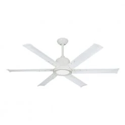 Titan II Wi-Fi 52 in. 610 LED Light Indoor/Outdoor Pure White Smart Ceiling Fan with Remote Control by TroposAir 5 Titan II Wi-Fi 52 in. 610 LED Light Indoor/Outdoor Pure White Smart Ceiling Fan with Remote Control by TroposAir -Philips Lighting Shop pure white troposair ceiling fans with lights 88258 88260 36103 c3 1000