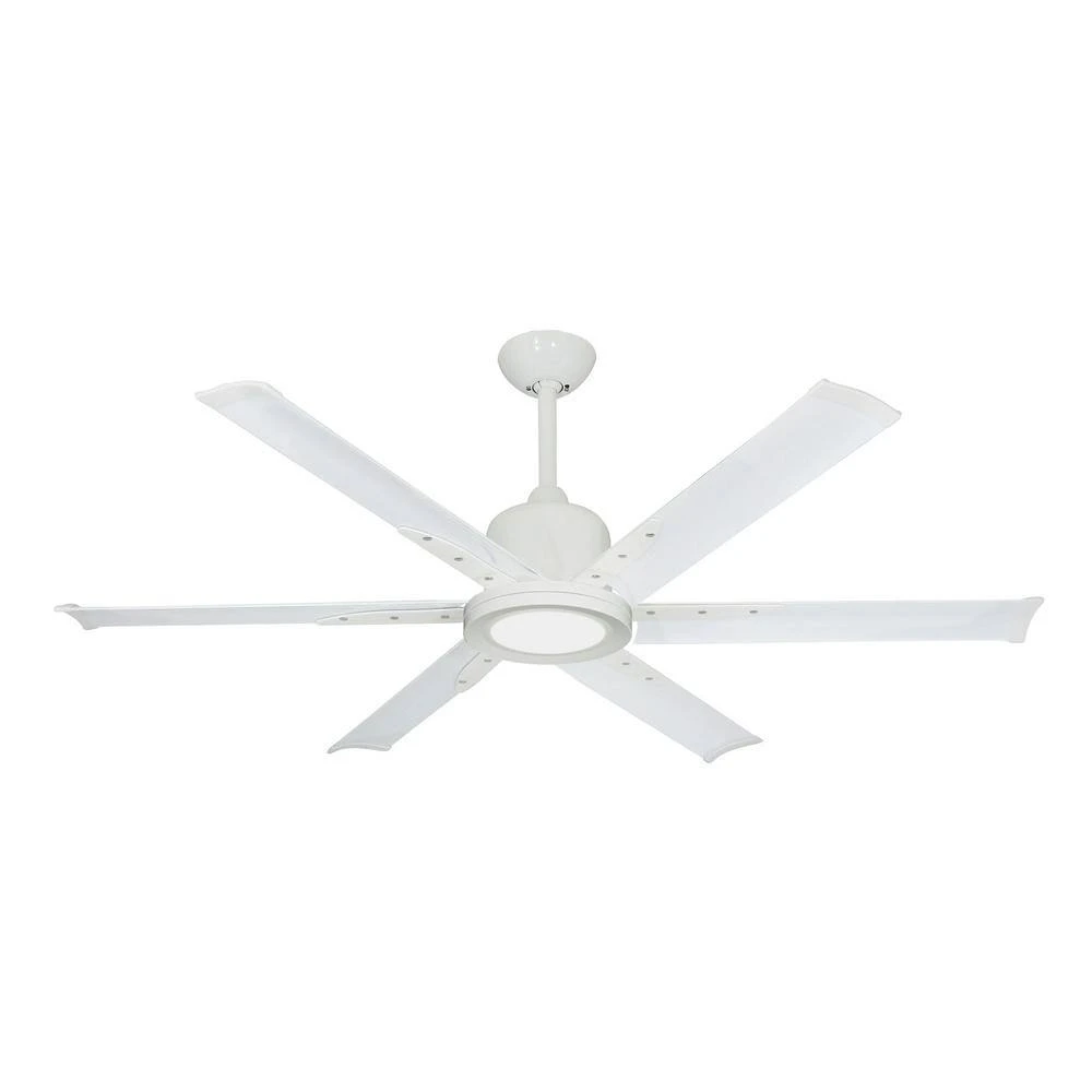 Titan II Wi-Fi 52 in. 610 LED Light Indoor/Outdoor Pure White Smart Ceiling Fan with Remote Control by TroposAir 4 Titan II Wi-Fi 52 in. 610 LED Light Indoor/Outdoor Pure White Smart Ceiling Fan with Remote Control by TroposAir - Image 2