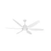 Titan II Wi-Fi 66 in. Indoor/Outdoor Pure White Smart Ceiling Fan and LED Light with Remote Control by TroposAir 1 Titan II Wi-Fi 66 in. Indoor/Outdoor Pure White Smart Ceiling Fan and LED Light with Remote Control by TroposAir -Philips Lighting Shop pure white troposair ceiling fans with lights 88258 88281 36103 64 1000
