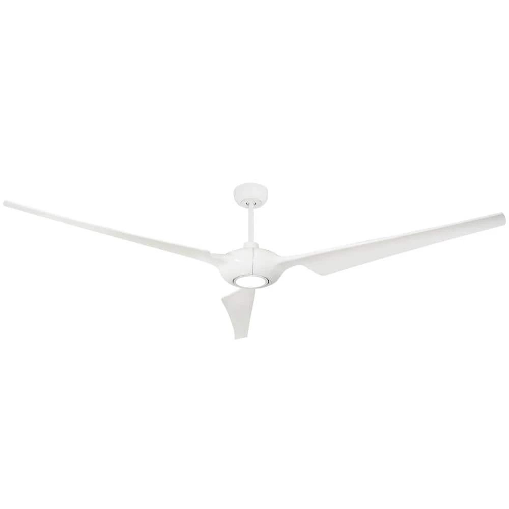 Ion WiFi 76 in. LED Indoor/Outdoor Pure White Smart Ceiling Fan with Light with Remote Control by TroposAir 3 Ion WiFi 76 in. LED Indoor/Outdoor Pure White Smart Ceiling Fan with Light with Remote Control by TroposAir