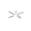 42 Starfire 42 in. Pure White Ceiling Fan with LED Light by TroposAir 2 42 Starfire 42 in. Pure White Ceiling Fan with LED Light by TroposAir -Philips Lighting Shop pure white troposair ceiling fans with lights 88713 64 1000