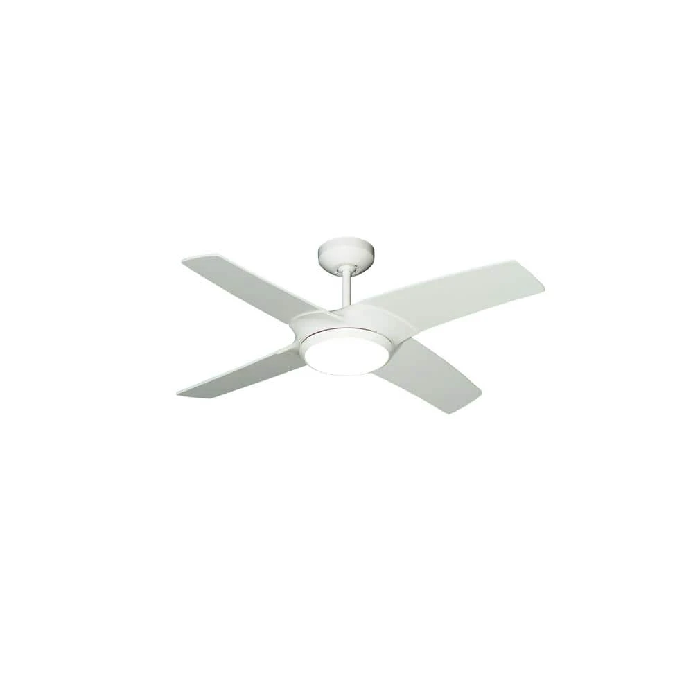 42 Starfire 42 in. Pure White Ceiling Fan with LED Light by TroposAir 3 42 Starfire 42 in. Pure White Ceiling Fan with LED Light by TroposAir