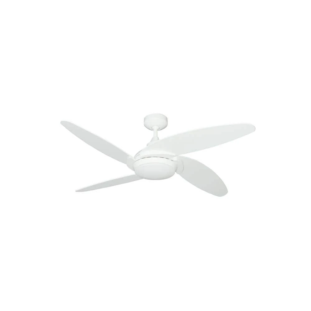 Tuscan 52 in. LED Pure White Ceiling Fan and Light with Remote Control by TroposAir 3 Tuscan 52 in. LED Pure White Ceiling Fan and Light with Remote Control by TroposAir