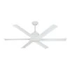 Titan II Wi-Fi 52 in. Indoor/Outdoor Pure White Smart Ceiling Fan with Remote Control by TroposAir 2 Titan II Wi-Fi 52 in. Indoor/Outdoor Pure White Smart Ceiling Fan with Remote Control by TroposAir -Philips Lighting Shop pure white troposair ceiling fans without lights 88258 88260 64 1000
