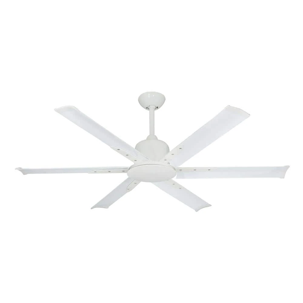 Titan II Wi-Fi 52 in. Indoor/Outdoor Pure White Smart Ceiling Fan with Remote Control by TroposAir 3 Titan II Wi-Fi 52 in. Indoor/Outdoor Pure White Smart Ceiling Fan with Remote Control by TroposAir