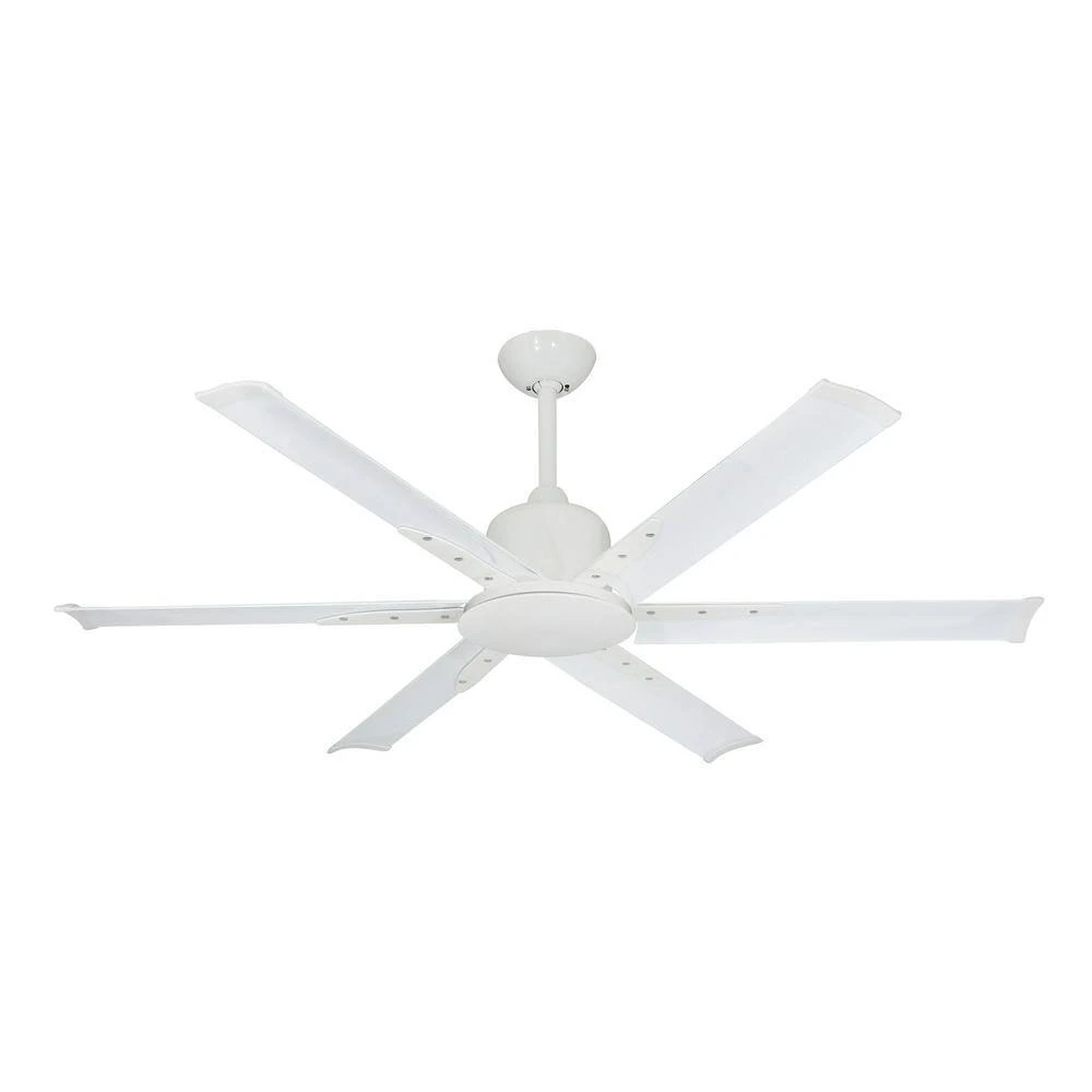 Titan II Wi-Fi 52 in. Indoor/Outdoor Pure White Smart Ceiling Fan with Remote Control by TroposAir 4 Titan II Wi-Fi 52 in. Indoor/Outdoor Pure White Smart Ceiling Fan with Remote Control by TroposAir - Image 2