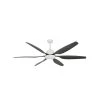 Titan II Wi-Fi 66 in. Indoor/Outdoor Pure White/ORB Smart Ceiling Fan with Remote Control by TroposAir 1 Titan II Wi-Fi 66 in. Indoor/Outdoor Pure White/ORB Smart Ceiling Fan with Remote Control by TroposAir -Philips Lighting Shop pure white troposair ceiling fans without lights 88258 88275 64 1000