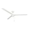 Tornado 72 in. Indoor/Outdoor Pure White Ceiling Fan by TroposAir -Philips Lighting Shop pure white troposair ceiling fans without lights 88471 64 1000