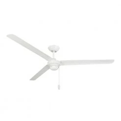 Tornado 72 in. Indoor/Outdoor Pure White Ceiling Fan by TroposAir