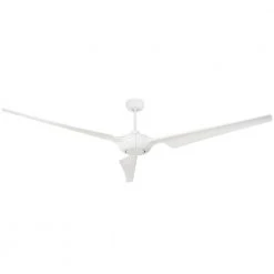 Philips Lighting Shop 44 Ion WiFi 76 in. Indoor/Outdoor Pure White Smart Ceiling Fan with Remote Control by TroposAir