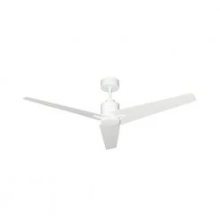 Reveal Wi-Fi 52 in. Indoor/Outdoor Pure White Ceiling Fan with Remote Control by TroposAir