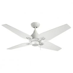 Reno 50 in. Pure White Ceiling Fan by TroposAir