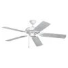 ProSeries Builder 52 in. Pure White Outdoor Ceiling Fan by TroposAir 2 ProSeries Builder 52 in. Pure White Outdoor Ceiling Fan by TroposAir -Philips Lighting Shop pure white troposair ceiling fans without lights 88801 64 1000