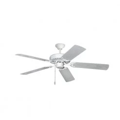 ProSeries Builder 52 in. Pure White Outdoor Ceiling Fan by TroposAir 9 ProSeries Builder 52 in. Pure White Outdoor Ceiling Fan by TroposAir -Philips Lighting Shop pure white troposair ceiling fans without lights 88801 c3 1000