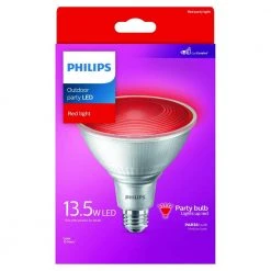 90-Watt Equivalent PAR 38 LED Flood in Red by Philips -Philips Lighting Shop red philips colored light bulbs 568295 4f 1000